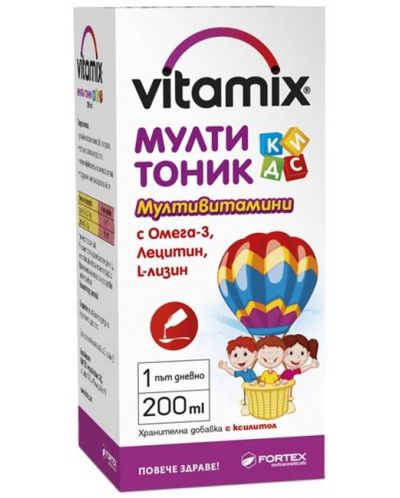 Vitamix Мултитоник Кидс Сироп, 200 ml, Fortex - 1