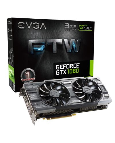Видеокарта EVGA GeForce GTX 1080 FTW Edition (8GB GDDR5X) - 1