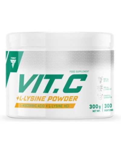 Vit. C + L-Lysine Powder, 300 g, Trec Nutrition - 1