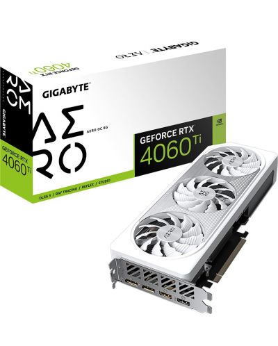 Видеокарта Gigabyte - GeForce RTX 4060 Ti Aero OC, 8GB, GDDR6 - 1