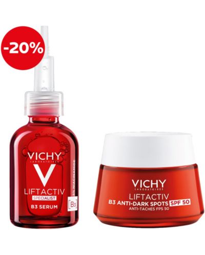 Vichy Liftactiv Комплект - Серум и Дневен крем, SPF50, 30 + 50 ml - 2