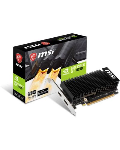 Видеокарта MSI - GeForce GT 1030 LP OC, 2GB, GDDR4 - 1