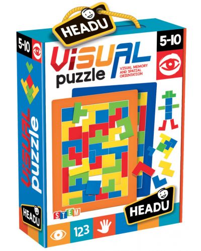 Образователна игра Headu - Визуален пъзел - 1