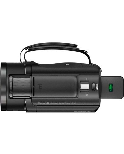 Видеокамера Sony - AX43A 4K Handycam, черна - 2