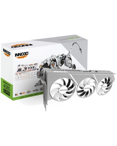 Видеокарта Inno3D - GeForce RTX 4080 Super X3 OC White, 16GB, GDDR6X - 1