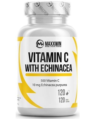 Vitamin C with Echinacea, 120 капсули, Maxxwin - 1