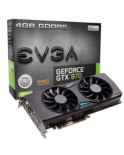 Видеокарта EVGA GeForce GTX970 SSC Gaming Edition (4GB GDDR5) - 1