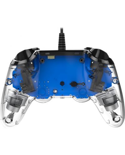 Контролер Nacon за PS4 - Wired Illuminated, crystal blue - 2