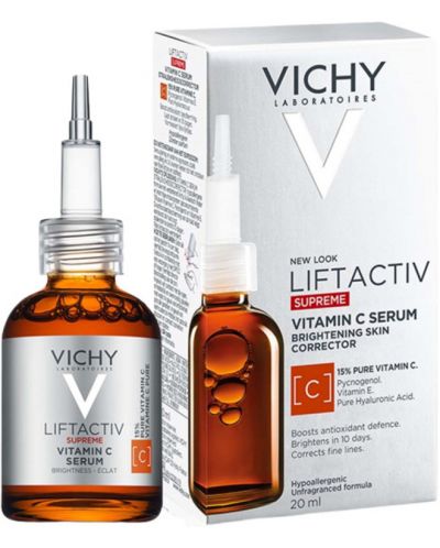 Vichy Liftactiv Озаряващ серум Supreme Vitamin C15, 20 ml - 3