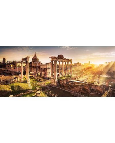 Панорамен пъзел Castorland от 600 части - Гледка към Римския форум - 1