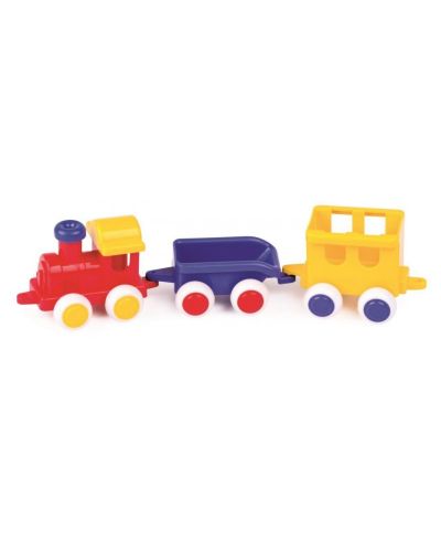 Бръмби Viking Toys - Влакче, 32 cm, червено, с подаръчна кутия