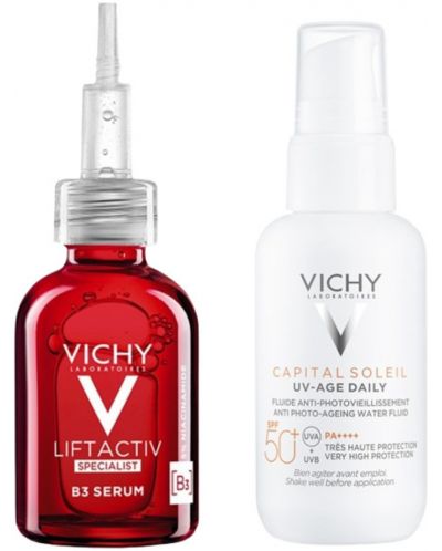 Vichy Liftactiv & CS Комплект - Серум Specialist B3 и Флуид, SPF50, 30 + 40 ml - 1