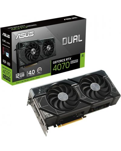 Видеокарта ASUS - Dual GeForce RTX 4070 Super, 12GB, GDDR6X - 1