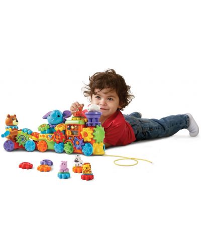 Детска играчка Vtech - Влакче, с животни  - 6