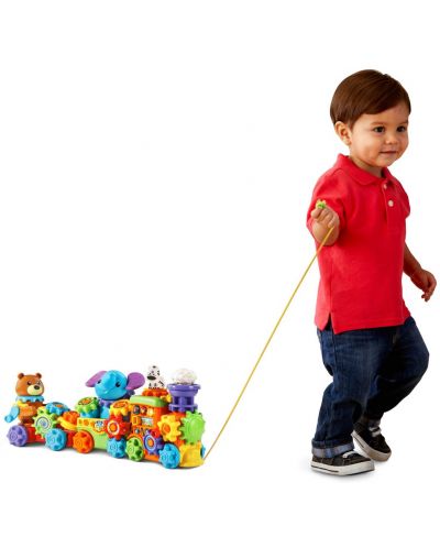 Детска играчка Vtech - Влакче, с животни  - 5