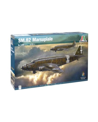 Военен сглобяем модел - Италиански бомбардировач СМ-82 Савоя-Марчети Марсупиал (SM-82 Savoia-Marchetti MARSUPIALE)