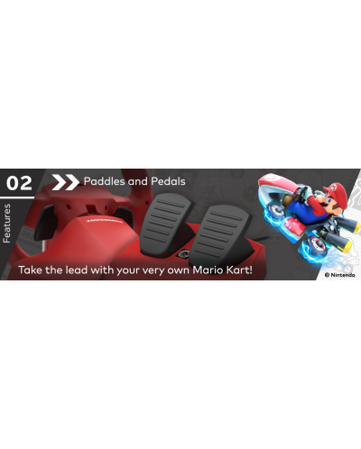 Волан HORI Mario Kart Racing Wheel Pro Mini (Nintendo Switch) - 9