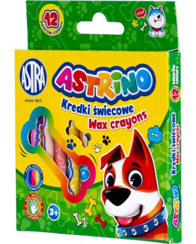 Восъчни пастели Astra Astrino - 12 цвята - 1