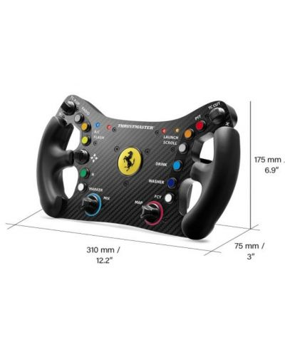 Волан Thrustmaster - Ferrari 488 GT3 Wheel Add-On, черен - 5