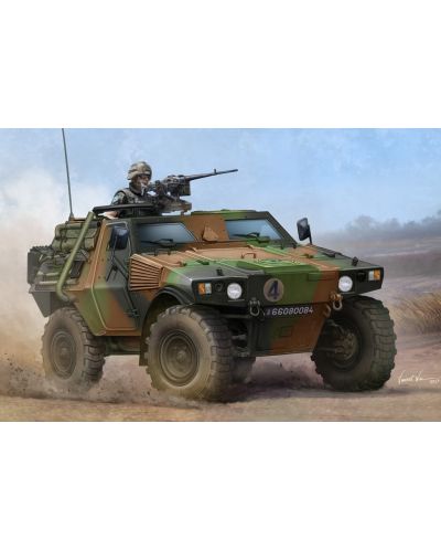 Военен сглобяем модел - Френски лек брониран военен автомобил ВБЛ (VBL Armour Car)