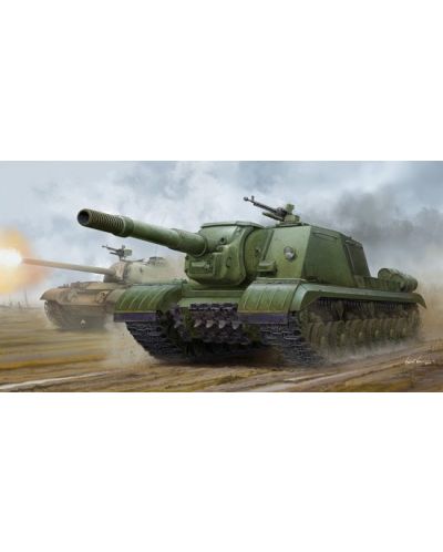 Военен сглобяем модел - Съветско самоходно оръдие ИСУ-152К (Soviet JSU-152K Armored Self-Propelled Gun)