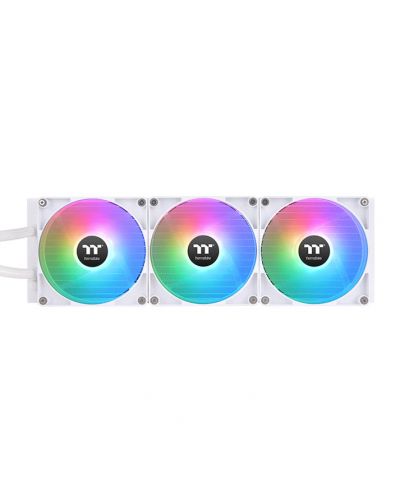 Воден охладител Thermaltake - TH420 ARGB Sync V2, 3x140 mm, бял - 5