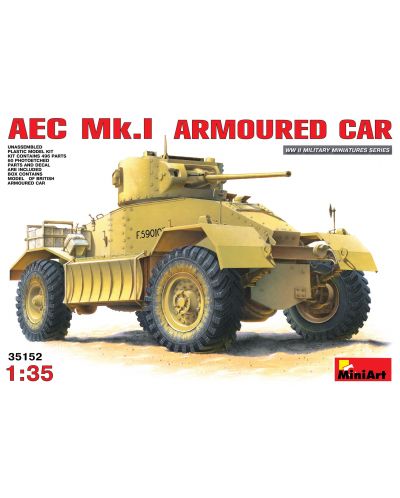 Военен сглобяем модел - Бронирана кола AEC Mk 1 Armoured Car
