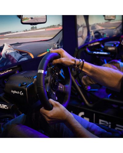 Волан Logitech - G920 Driving Force, Xbox One/PC, черен - 8