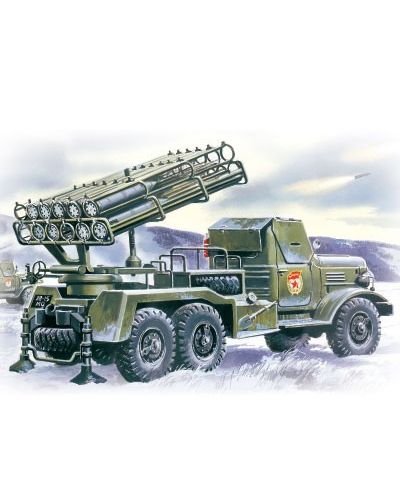Военен сглобяем модел - Съветска система за залпов огън ЗИЛ-157 БМ-24-12 (Multiple Launch Rocket System on ZiL-157 base BM-24-12) - 1