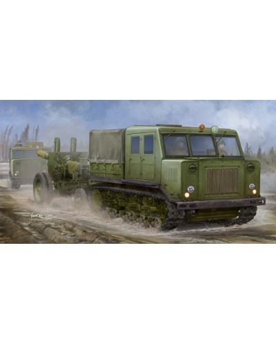 Военен сглобяем модел - Руски трактор АТ-С (Russian AT-S Tractor)