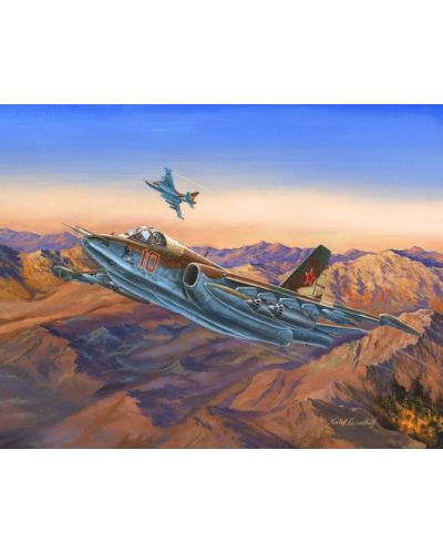 Военен сглобяем модел - Руски щурмови самолет Су-25 (Su-25 Frogfoot A)