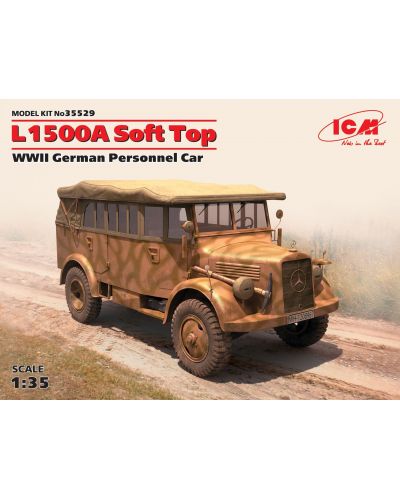 Военен сглобяем модел - Германски автомобил Л1500A (L1500A), от Втората световна война - 1