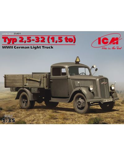 Военен сглобяем модел - Германски камион Опел Typ 2,5-32 (1,5 t)