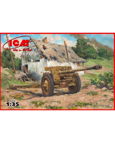 Военен сглобяем модел - Германско противотанково оръдие 7,62 мм Пак 36 (German Anti-Tank Gun 7,62 cm Pak 36(r), WWII)