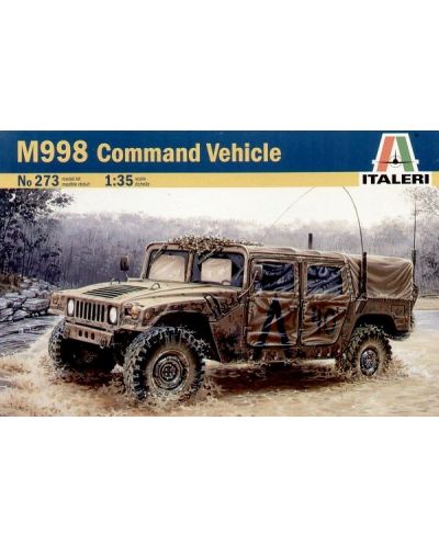 Военен сглобяем модел - Автомобил на САЩ с повишена проходимост M998 COMMAND VEHICLE