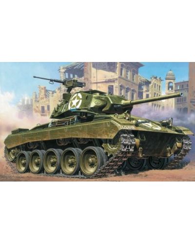 Военен сглобяем модел - Американски лек танк М-24 Чафи (M-24 CHAFFEE) - 1