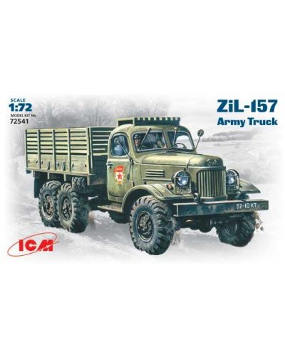 Военен сглобяем модел - Съветски армейски камион ЗиЛ-157 /ZiL-157/ - 1