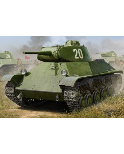 Военен сглобяем модел - Съветски танк Russian T-50 Infantry Tank - 1