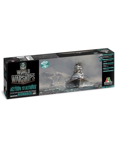 Военен сглобяем модел - Германки линеен кораб &quot;Бисмарк&quot; (Battleship Bismarck) -World of Warships