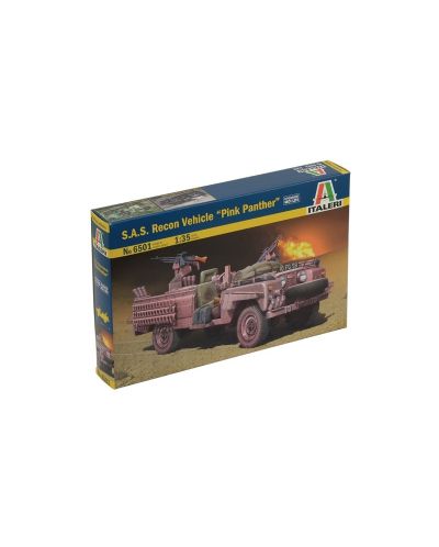 Военен сглобяем модел - Британска разузнавателна машина S.A.S. "Розова пантера" - 1