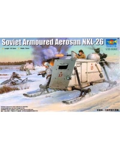 Военен сглобяем модел - Съветска въоръжена аерошейна НКЛ-26 /NKL-26/