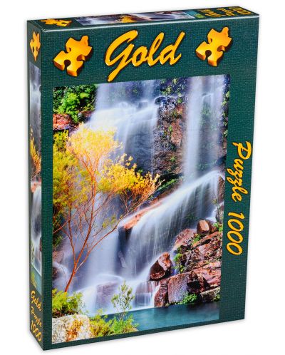 Пъзел Gold Puzzle от 1000 части - Водопад - 2