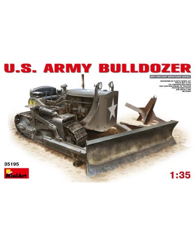 Военен сглобяем модел - Американски военен булдозер - 1