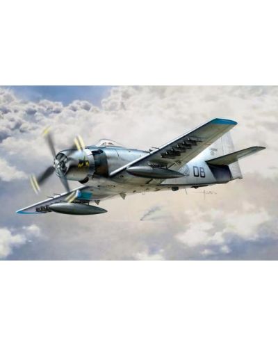 Военен сглобяем модел - Американски щурмови самолет АД-4 Скайрайдър (AD-4 SKYRAIDER)