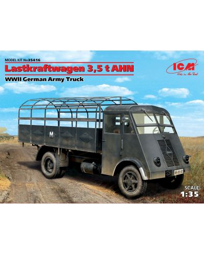 Военен сглобяем модел - Германски лек товарен камион Рено Lastkraftwagen 3,5 t AHN