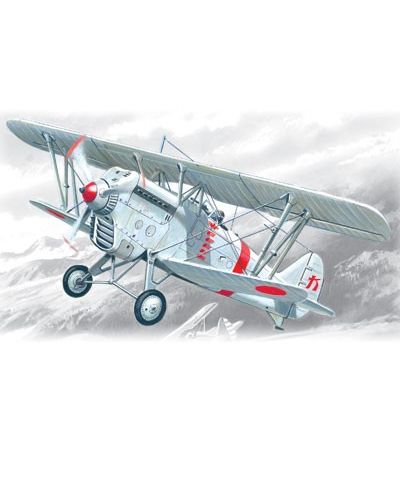 Военен сглобяем модел - Японски биплан Ки-10-II (Japan Army Biplane Fighter Ki-10-II)