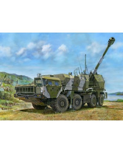 Военен сглобяем модел - Руска самоходна брегова установка A222 Coastal Defense Gun