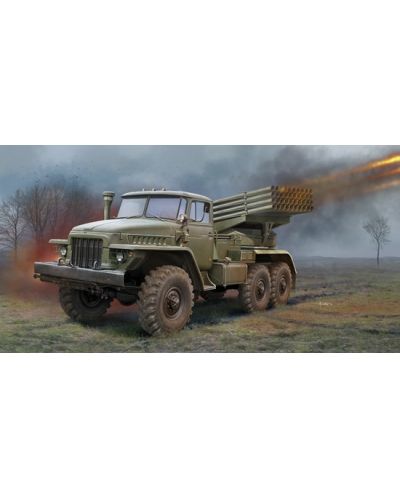 Военен сглобяем модел - Руска мобилна ракетна установка BM-21 Grad Multiple Rocket Launcher