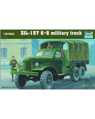 Военен сглобяем модел - Съветски военне камион 6х6 ЗИЛ-157 (Soviet ZIL-157 6×6 Military Truck)