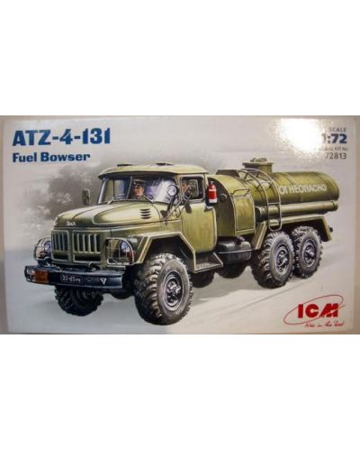 Военен сглобяем модел - Руски камион-цистерна АТЗ-4-131 /ATZ-4-131/ - 1